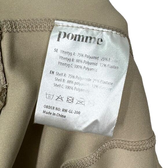 Pomme Equestrian Millie Cobblestone Bling Riding Leggings XS Knee Grip Pockets - Picture 9 of 11
